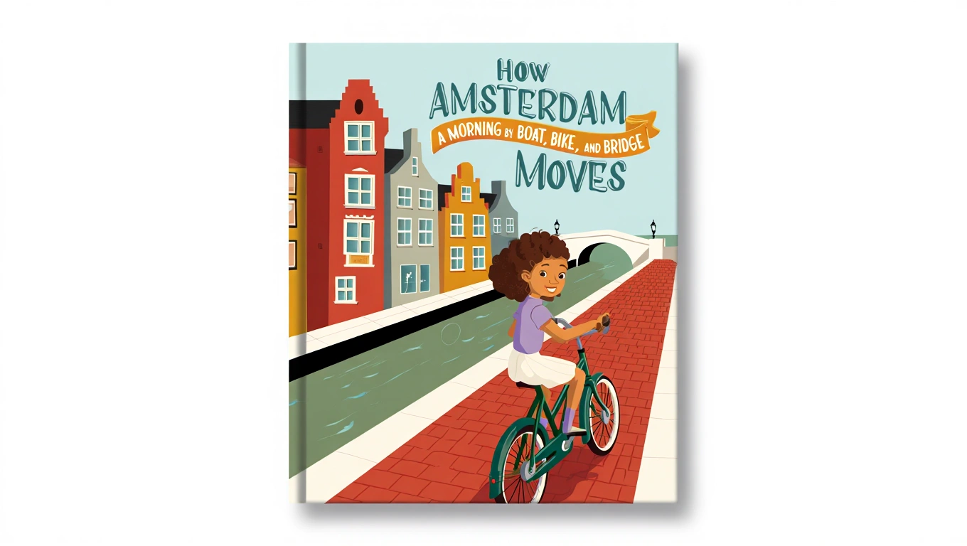 Cover of How Amsterdam Moves: A Morning by Boat, Bike, and Bridge