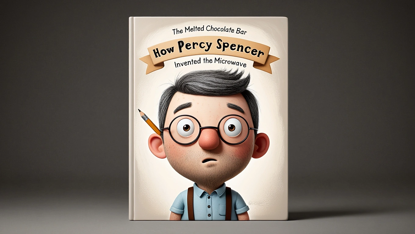 Cover of The Melted Chocolate Bar: How Percy Spencer Invented the Microwave